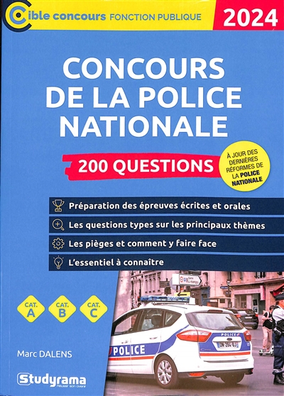Concours de la police nationale : 200 questions