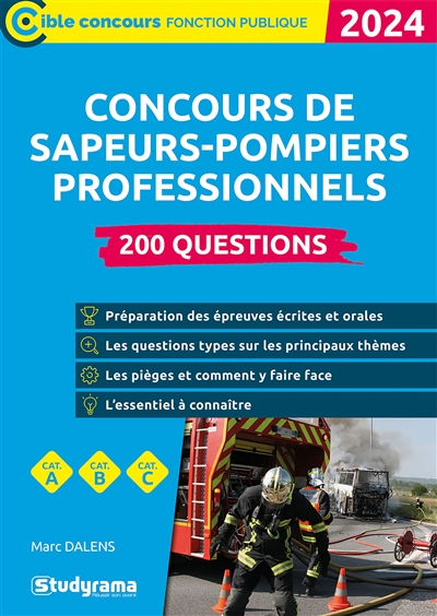 Concours de sapeurs-pompiers professionnels : 200 questions