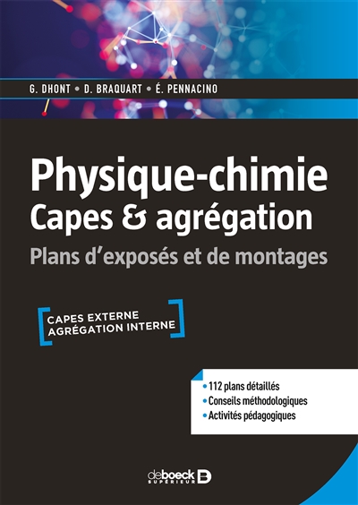 Physique chimie Capes & agrégation : plans d'exposés et de montages