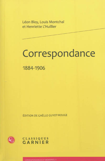 Correspondance : 1884-1906