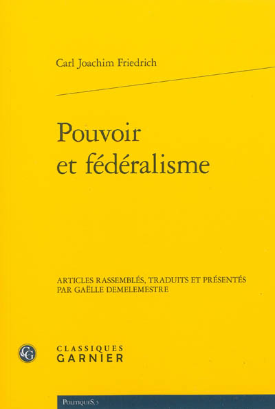 Pouvoir et fédéralisme