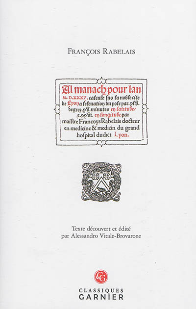 Almanach pour l'an MDXXXV