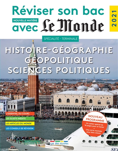 Histoire-géographie, géopolitique, sciences politiques : [spécialité terminale, nouveau programme, 2021