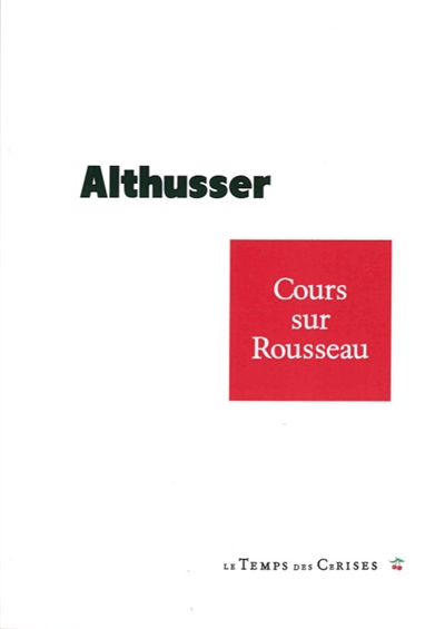 Cours sur Rousseau : 1972