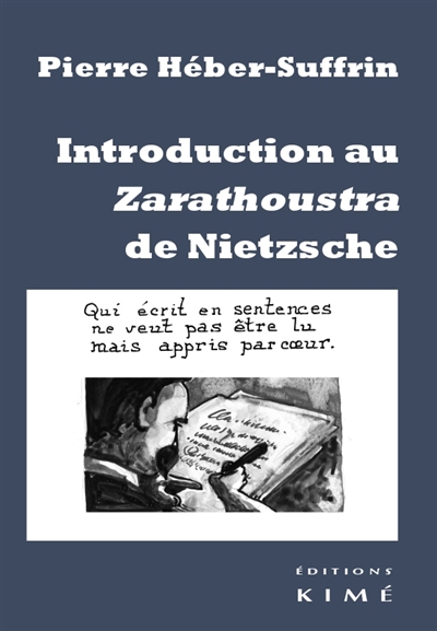 Introduction au "Zarathoustra" de Nietzsche Avec une traduction du prologue de "Zarathoustrra"