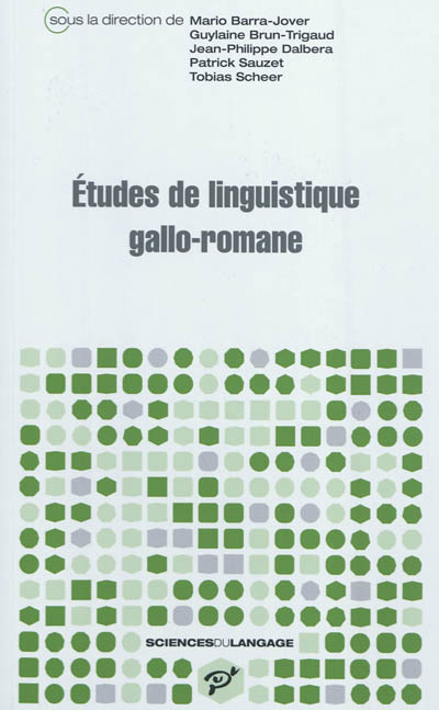 Études de linguistique gallo-romane