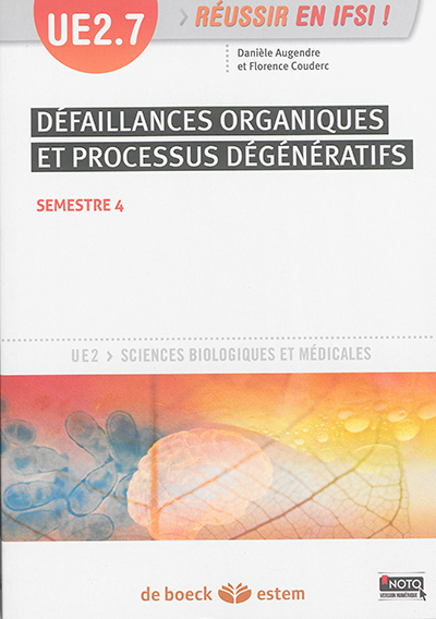 Défaillances organiques et processus dégénératifs : UE 2.7 : semestre 4