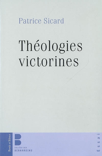 Théologies victorines : études d'histoire doctrinale médiévale et contemporaire