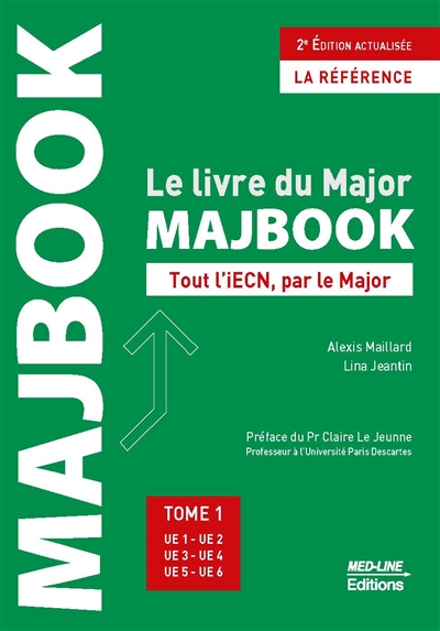 Majbook : le livre du major : tout l'iECN, par le major. Tome 1 , UE 1 - UE 2- UE 3 - UE 4 - UE 5 - UE 6