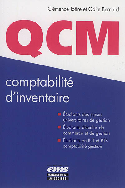 QCM Comptabilité d'inventaire