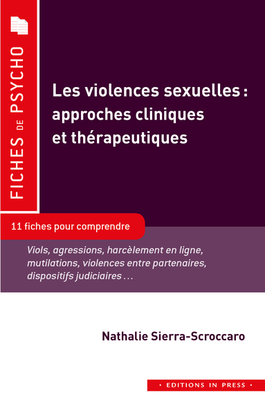 Les violences sexuelles : approches cliniques et thérapeutiques