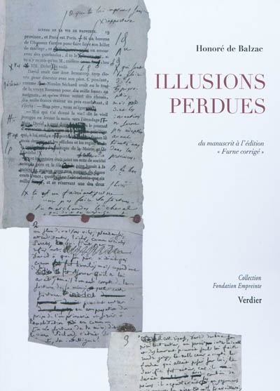 Les illusions perdues : "Les deux poètes", du manuscrit à l'édition Furne corrigée