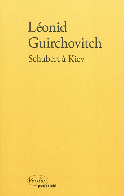Schubert à Kiev : roman