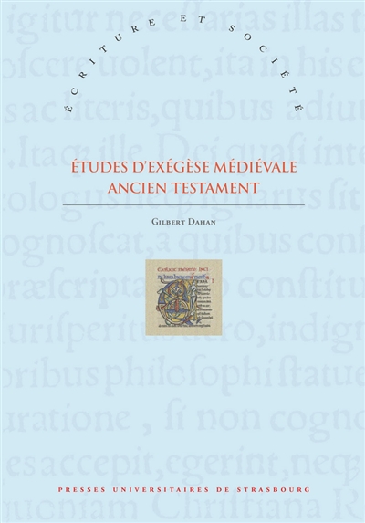Études d'exégèse médiévale : Ancient Testament