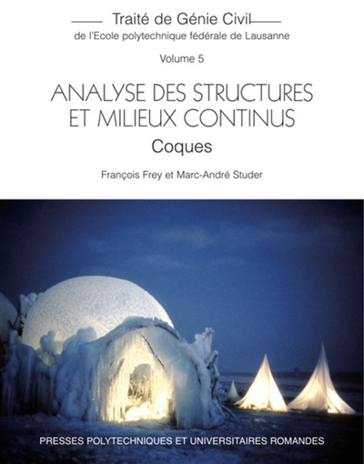 Analyse des structures et milieux continus : coques