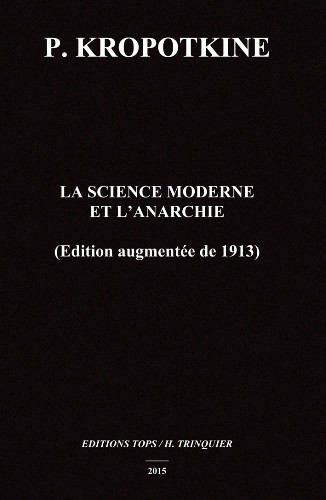 La science moderne et l'anarchie (1913)