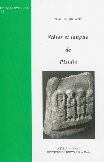 Stèles et langue de Pisidie
