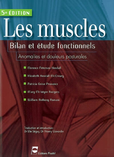 Les muscles : bilan et études fonctionnels, anomalies et douleurs posturales