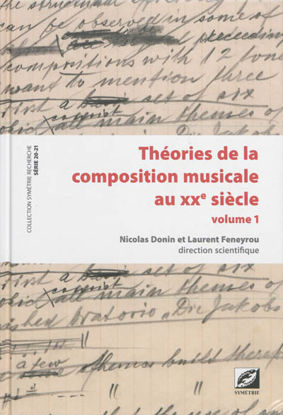 Théories de la composition musicale au XXe siècle. 1