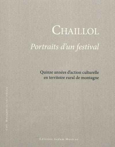 Chaillol : portraits d'un festival