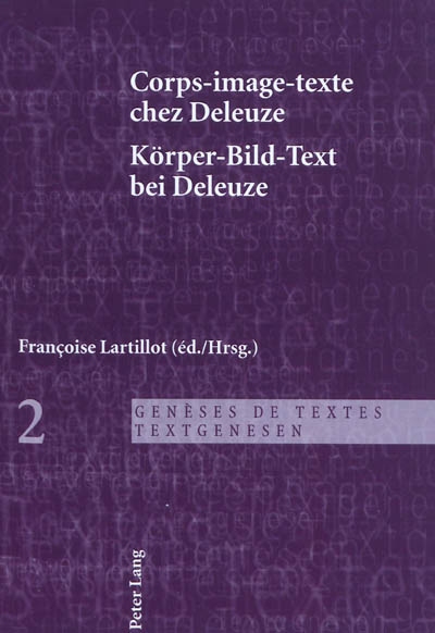 Corps - image - texte chez Deleuze