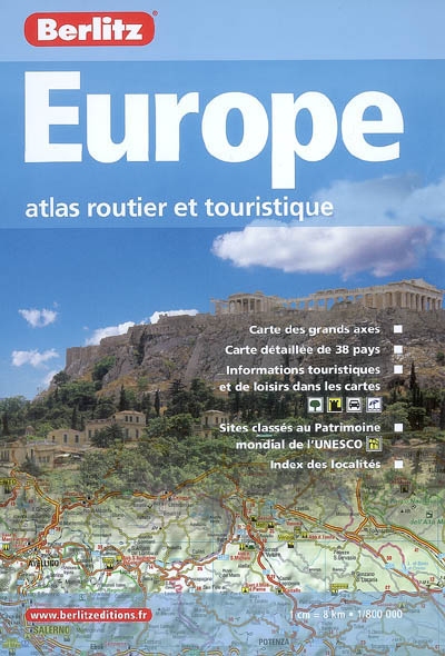 Europe, atlas routier et touristique