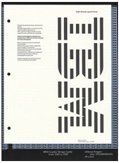 IBM graphic design guide from 1969 to 1987