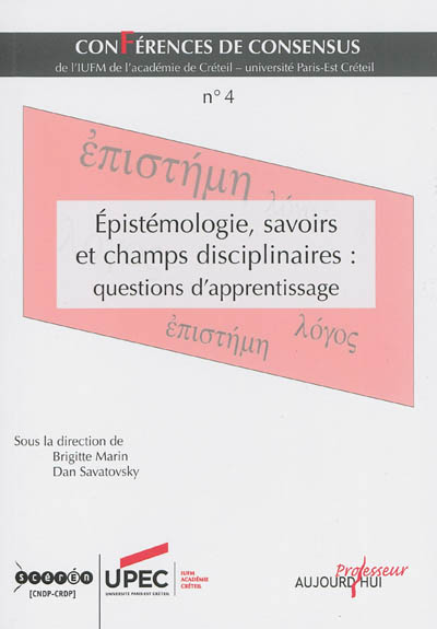 Épistémologie, savoirs et champs disciplinaires : questions d'apprentissage