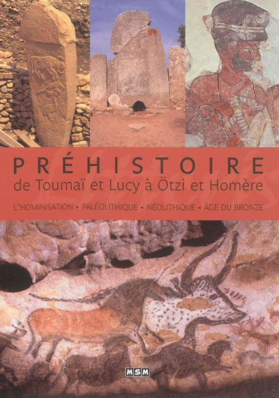 Préhistoire , De Toumaï et Lucy à Otzi et Homère : l'hominisation, paléolithique, néolithique, âge du bronze
