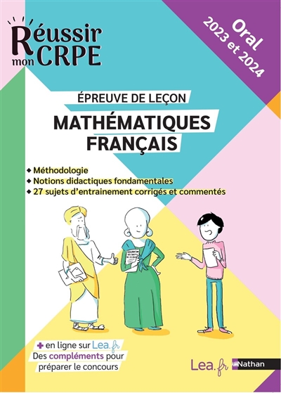 Mathématiques français : épreuve de leçon : [oral 2023 et 2024]