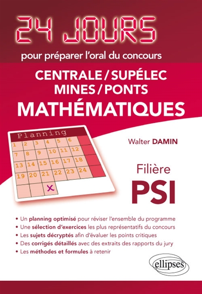 Mathématiques : Centrale-Supélec-Mines-Ponts : filière PSI