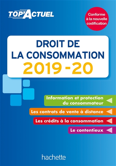 Droit de la consommation, 2019-20