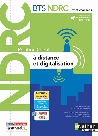 BTS NDRC 1re et 2e années : Relation client à distance et digitalisation