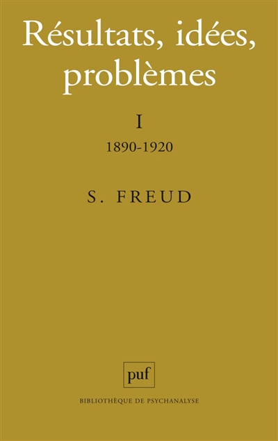 Résultats, idées, problèmes : 1890-1938