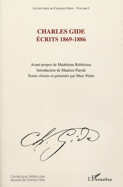 Écrits 1869-1886
