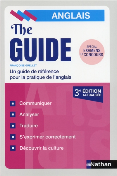 Anglais, the guide