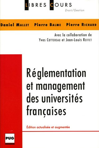 Réglementation et management des universités françaises