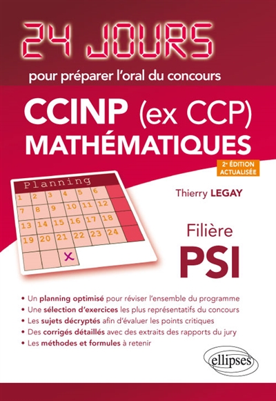 Mathématiques : CCINP (ex CCP) : filière PSI