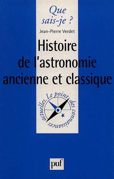 Histoire de l'astronomie ancienne et classique