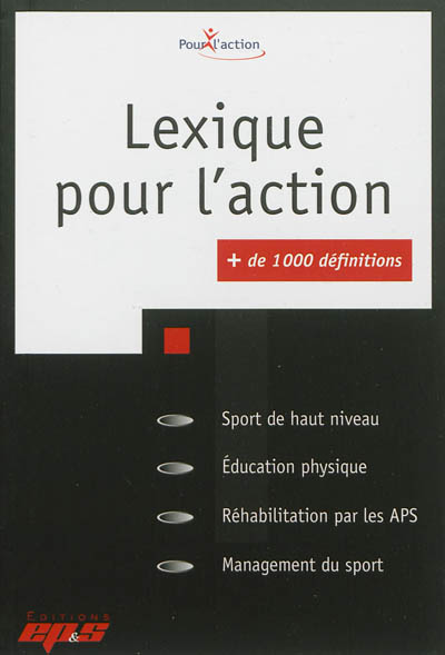 Lexique pour l'action