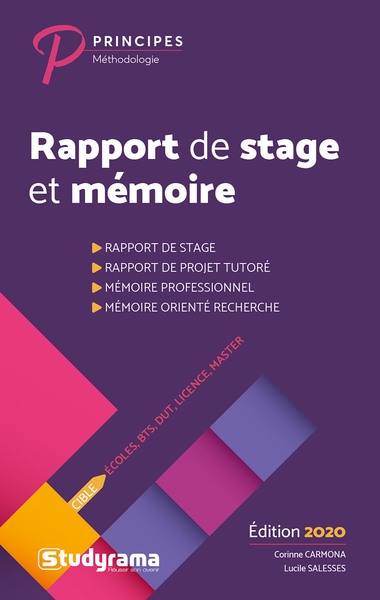 Rapport de stage et mémoire : écoles, BTS, DUT, licence, master