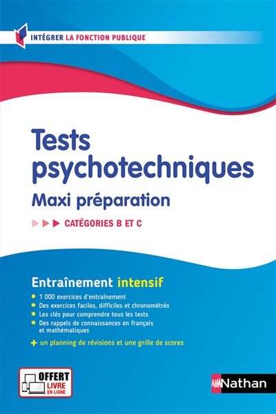 Tests psychotechniques : maxi préparation : catégories B et C