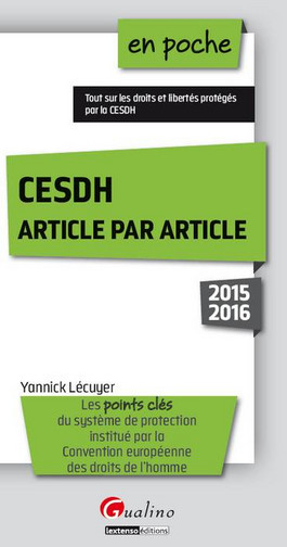CESDH, article par article : les points clés du système de protection institué par la Convention européenne des droits de l'homme