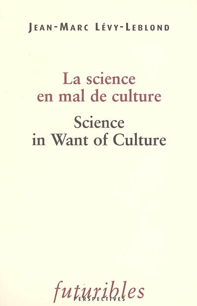 La science en mal de culture
