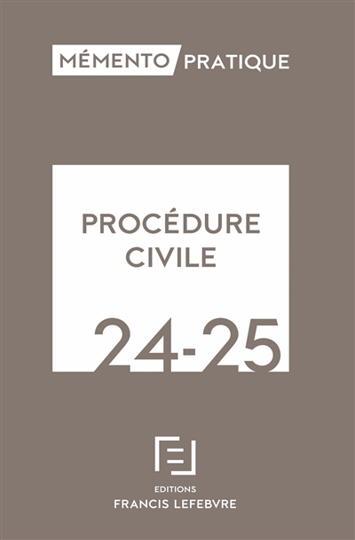 Procédure civile, 24-25