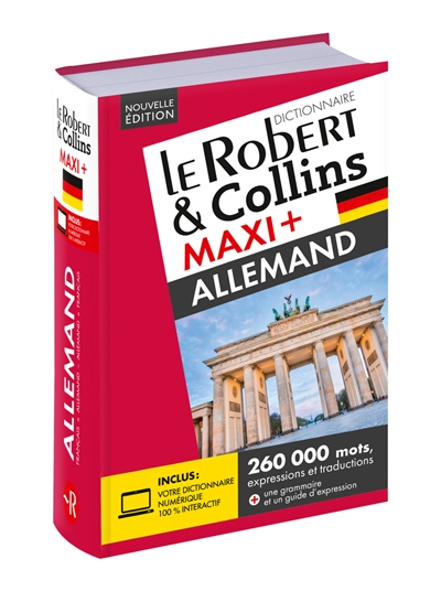 Le Robert & Collins, allemand maxi : français-allemand, allemand-français