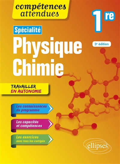 Spécialité Physique Chimie Première : Nouveaux programmes