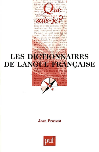 Les dictionnaires de langue française