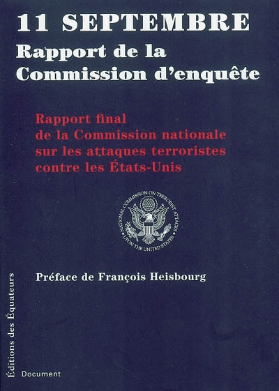 11 septembre : rapport de la Commission d'enquête