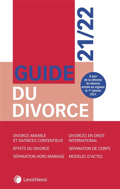 Guide du divorce : 2021/2022